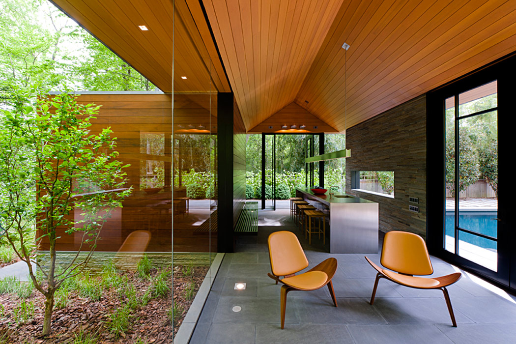 Private Pool & Pavillion by Peterson and Collins Builders