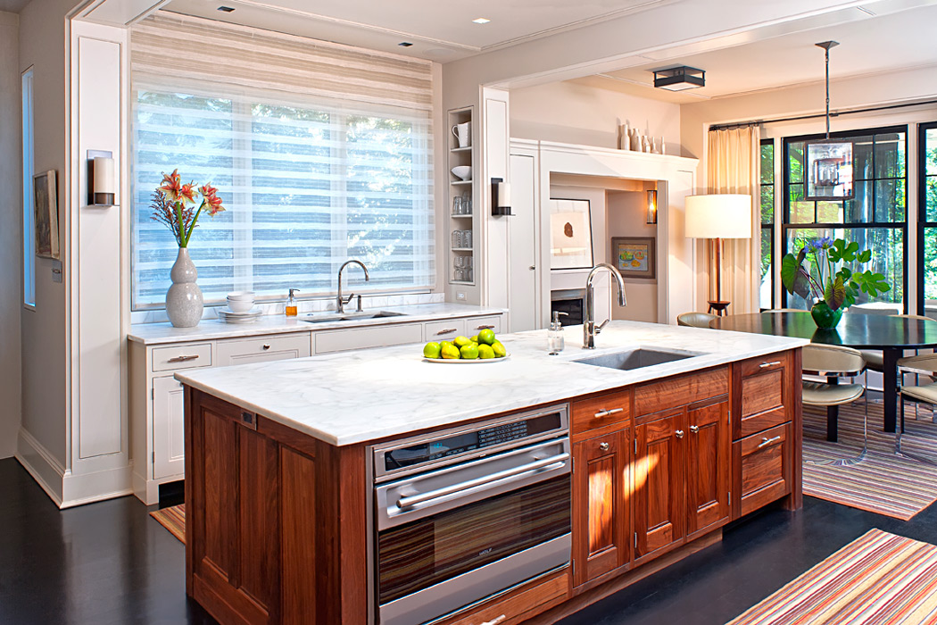 Kitchen, Cleveland Park Residence, built by Peterson and Collins Builders