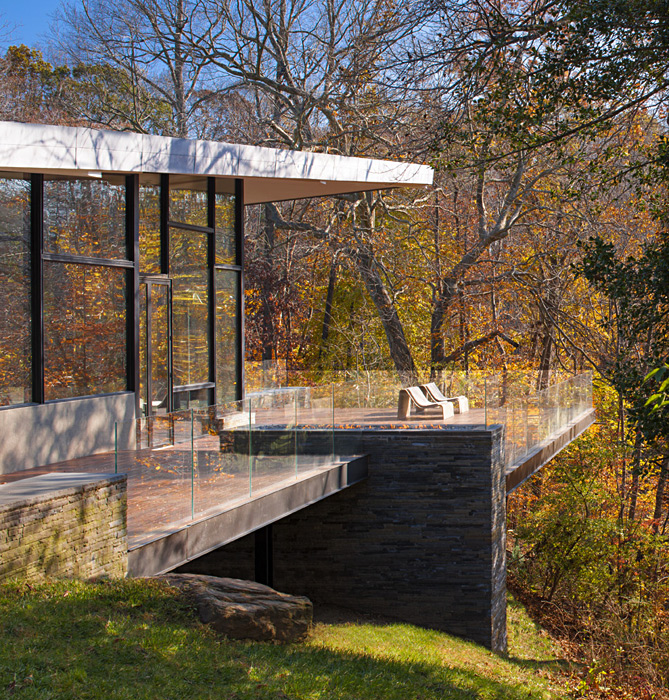 Difficult Run Home deck, built by Peterson and Collins Builders