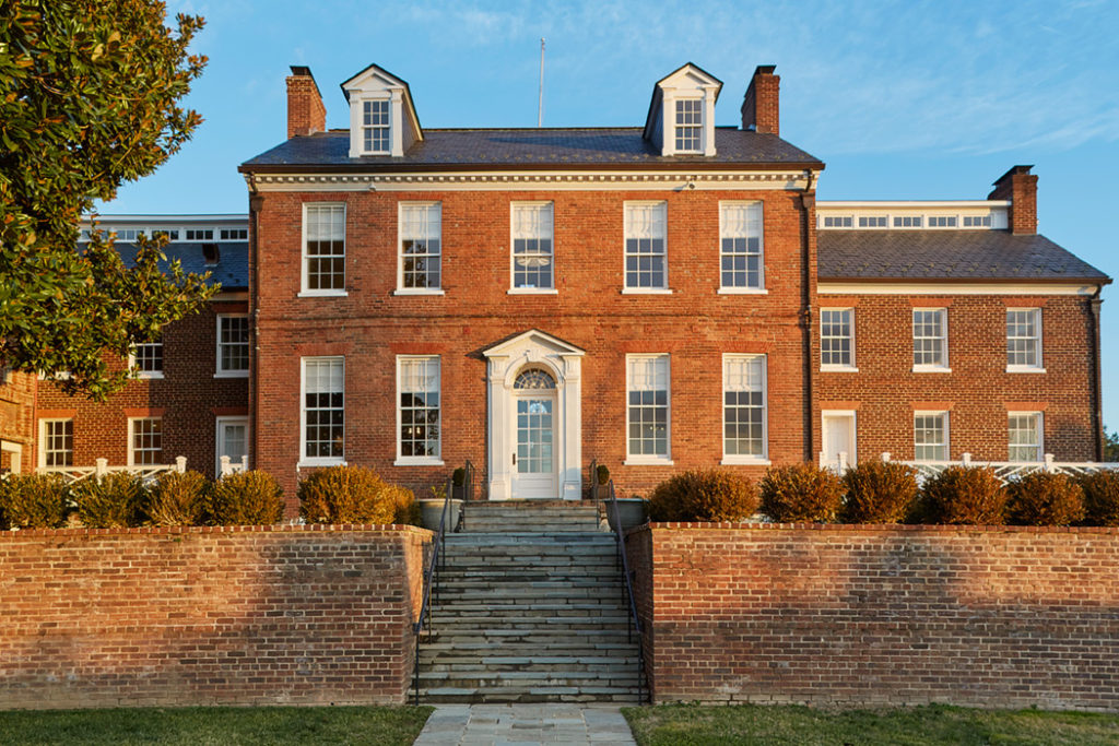 Halcyon House Restoration, executed by Peterson and Collins Builders