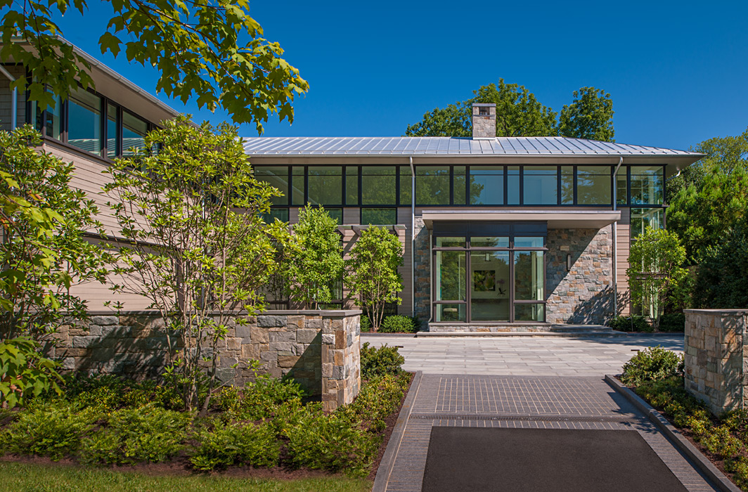 Entrance, Edgemoor Residence, Custom Home by Peterson and Collins Builders