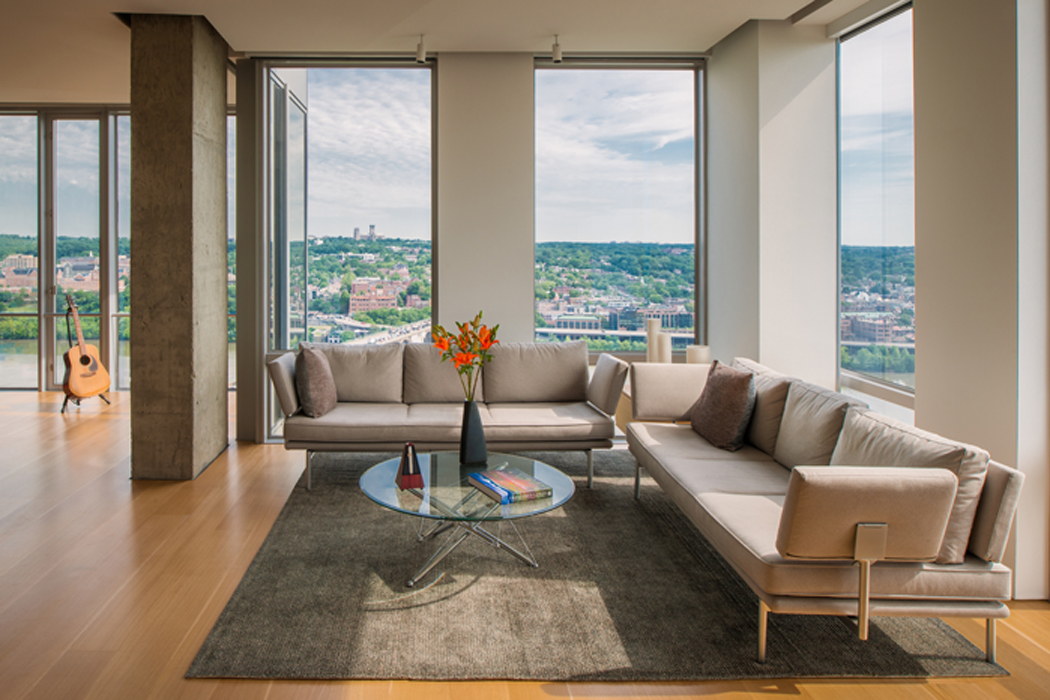 Custom penthouse, built by Peterson and Collins Builders