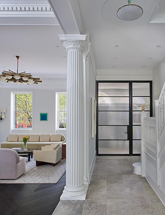 Columns, Cox Row Residence, Peterson + Collins Builders