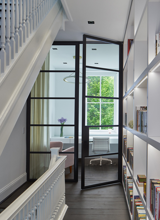 Office entrance, Cox Row Residence, Peterson + Collins Builders