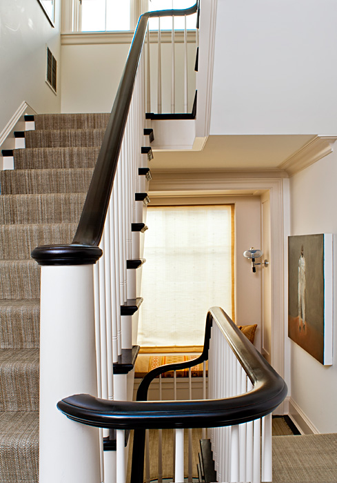 Custom Millwork, staircase, balusters and banister
