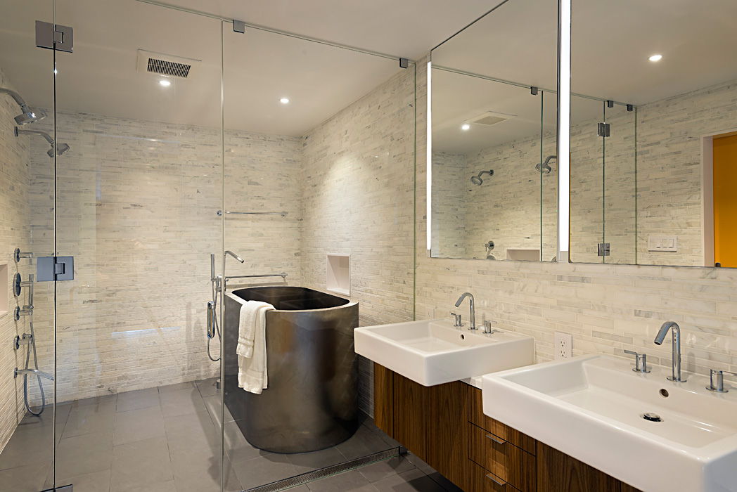 Alexandria Riverwalk Custom Home Master Bath