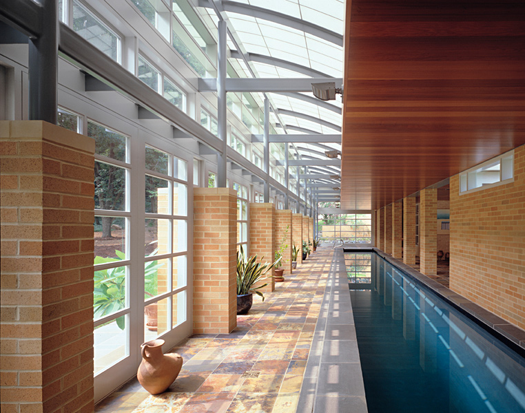 Private Pool House built by Peterson and Collins